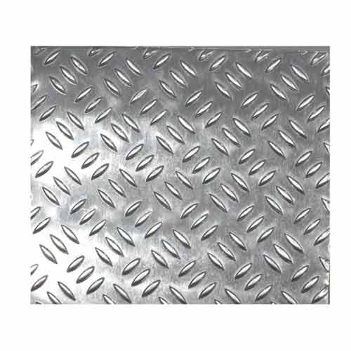aluminum checker diamond plate 1mm thickness with pvc one side