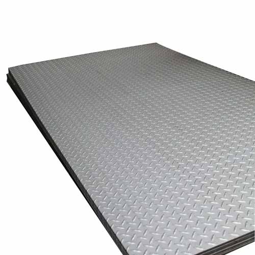 Stainless Steel Checkered Plate Finished Anti Slip High Quality Embossed Surface Stainless Steel Plate For Sale