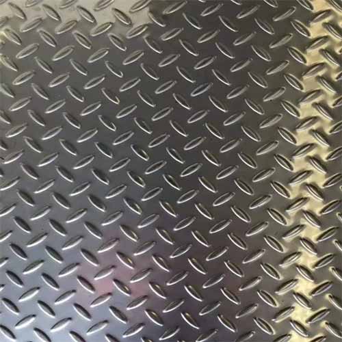 High Quality Factory Supply 201 Embossed Surface Stainless Steel Plate 10mm 12mm Stainless Steel Checkered Plate