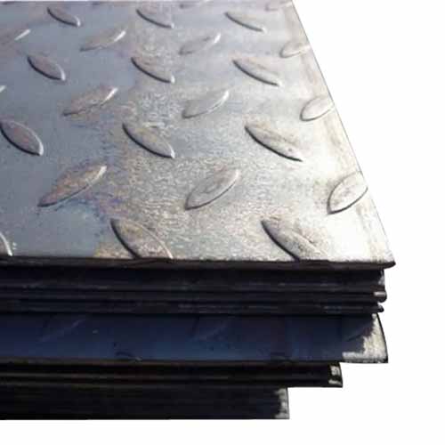 Checkered Steel plate Carbon Steel Plate 2mm - 10mm Texture Plate For Step